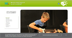 Desktop Screenshot of musikschule.gleisdorf.at