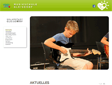 Tablet Screenshot of musikschule.gleisdorf.at